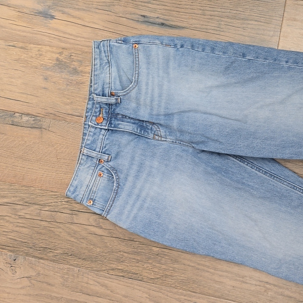 J. CREW Classic Straight Cropped Denim Jeans| Size 26P - Picture 2 of 11